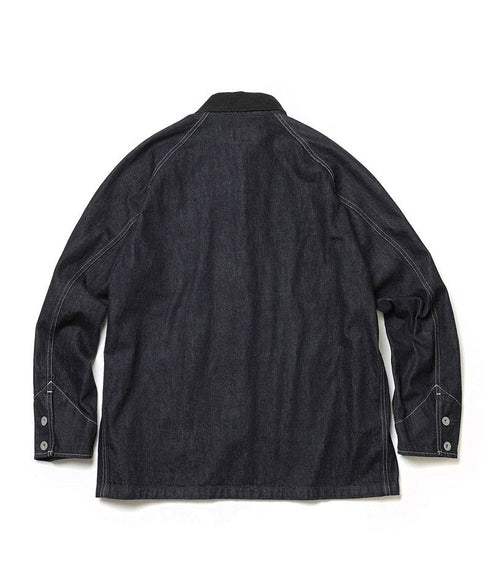 MR.OLIVE / RINSE WASH 12oz CRUNCH DEINIM / 5-BUTTON COVERALL / ミスターオリーブ リンスウォッシュ 12oz クランチデニム 5つボタンカバーオール
